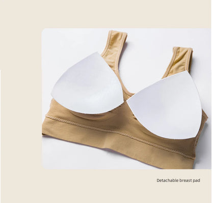 Soutien-gorge de Sport respirant haut Fitness femmes brassière amovible rembourré soutien-gorge de Sport course gymnase sans couture Push Up soutiens-gorge