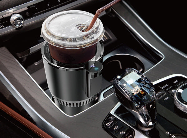 Bouilloire électrique portable 12V 24V, tasse chauffante pour voiture, 500 ml, chauffage de voyage, artefact d'isolation intelligent en acier inoxydable, affichage OLED